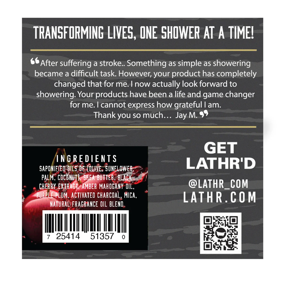 Artisan Soap - Black Cherry Scent