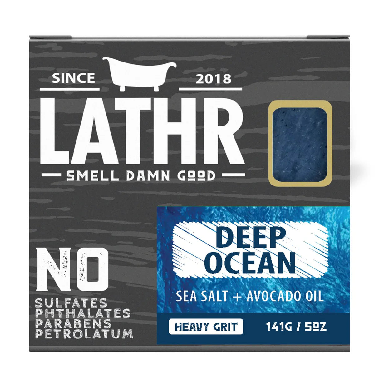 Artisan Soap - Deep Ocean Scent - Heavy Grit