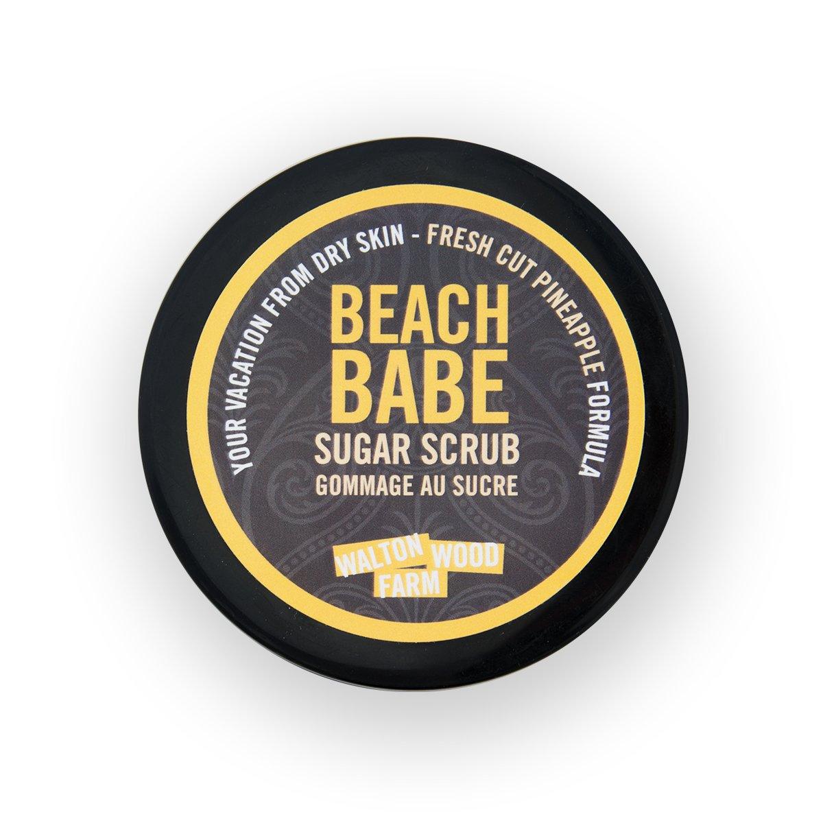 Beach Babe Real Sugar & Shea Scrub - Fresh Cut Pineapple - The Wandering Merchant