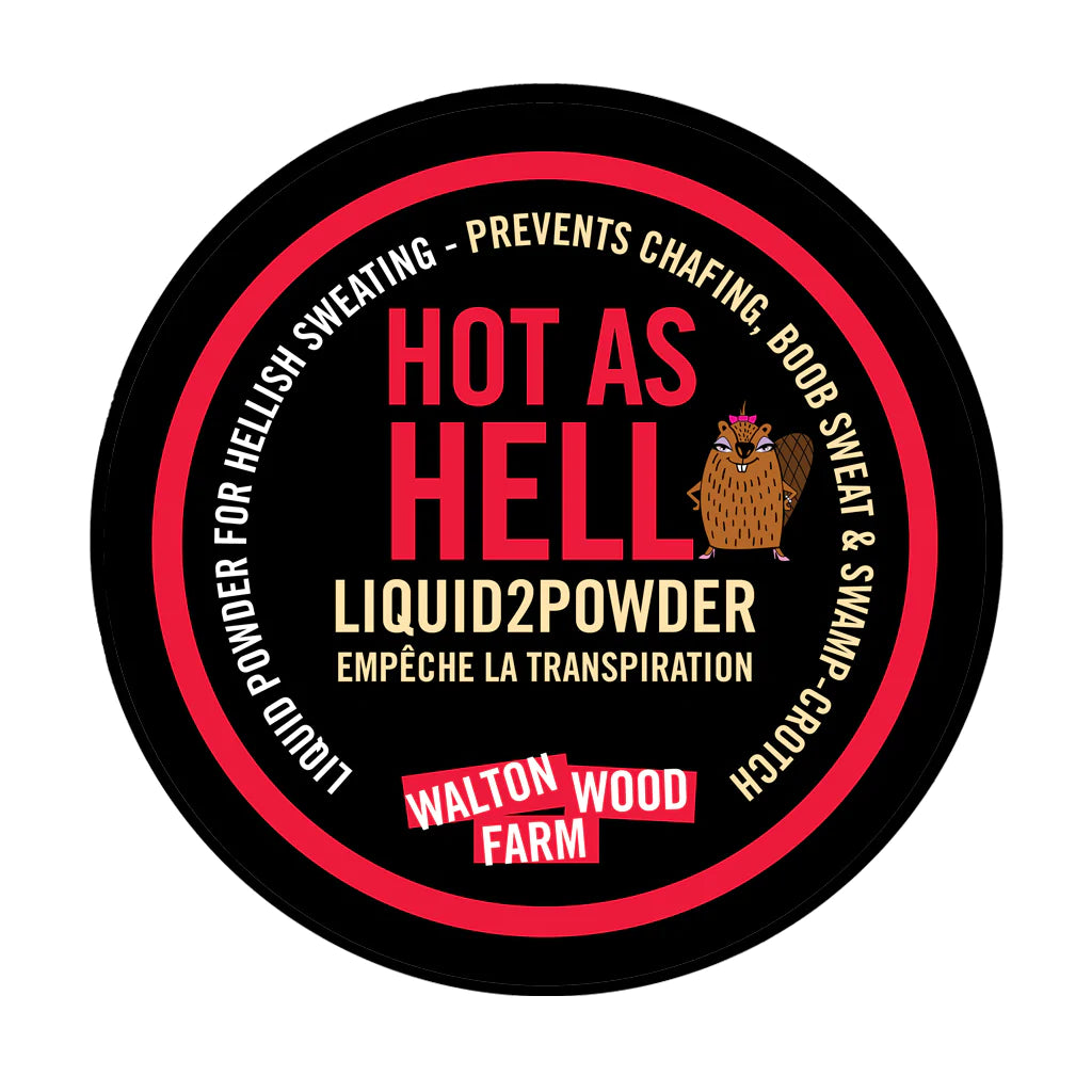 Liquid2Powder - Hot As Hell - Anti-Chafing, Boob Sweat & Swamp