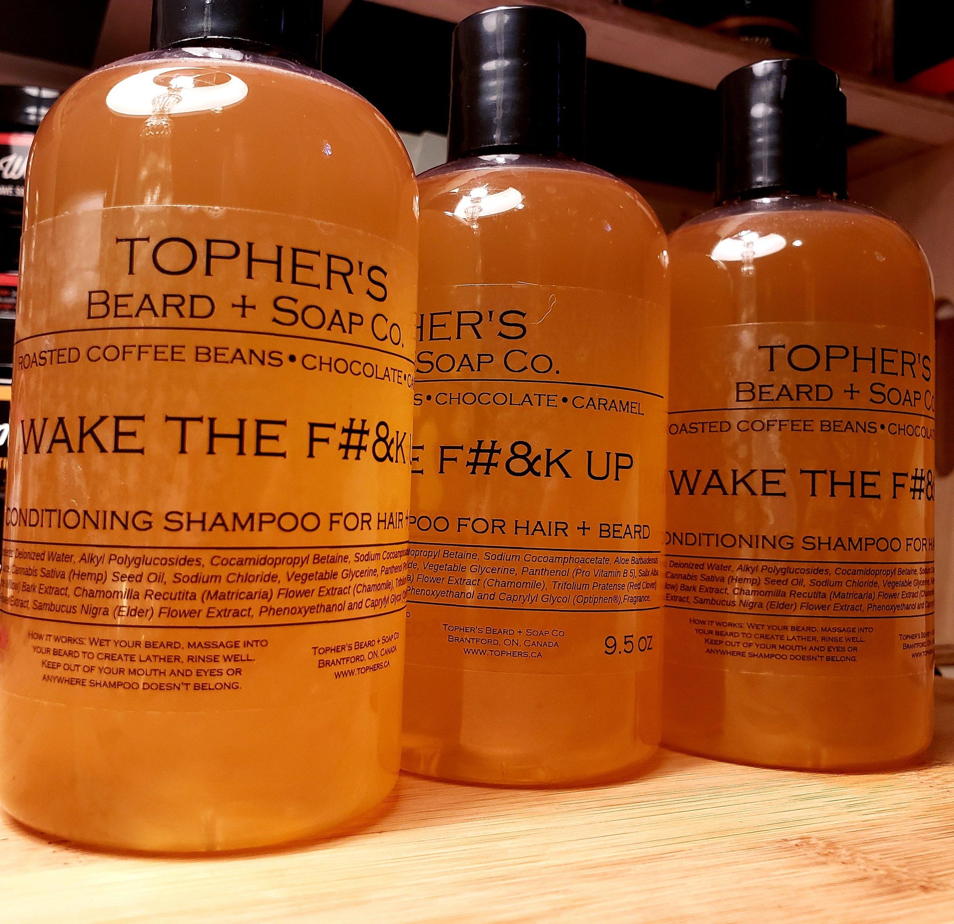 Wake The F#&k Up! - 2 In 1 Hair + Beard Shampoo - The Wandering Merchant