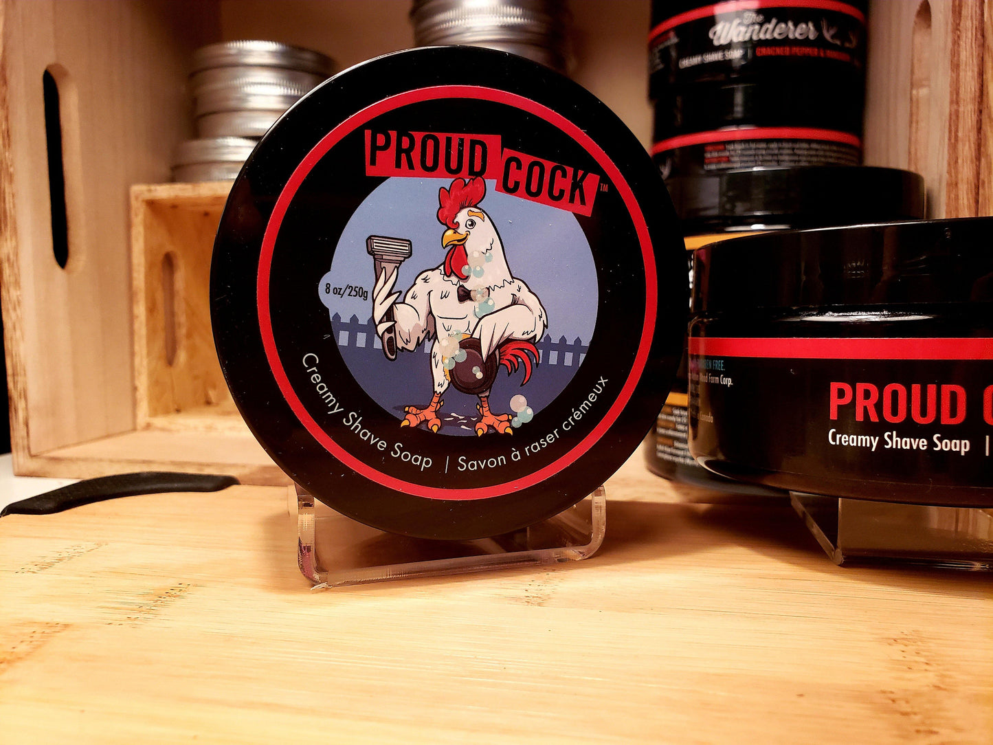 Proud Cock Creamy Shave Soap - The Wandering Merchant