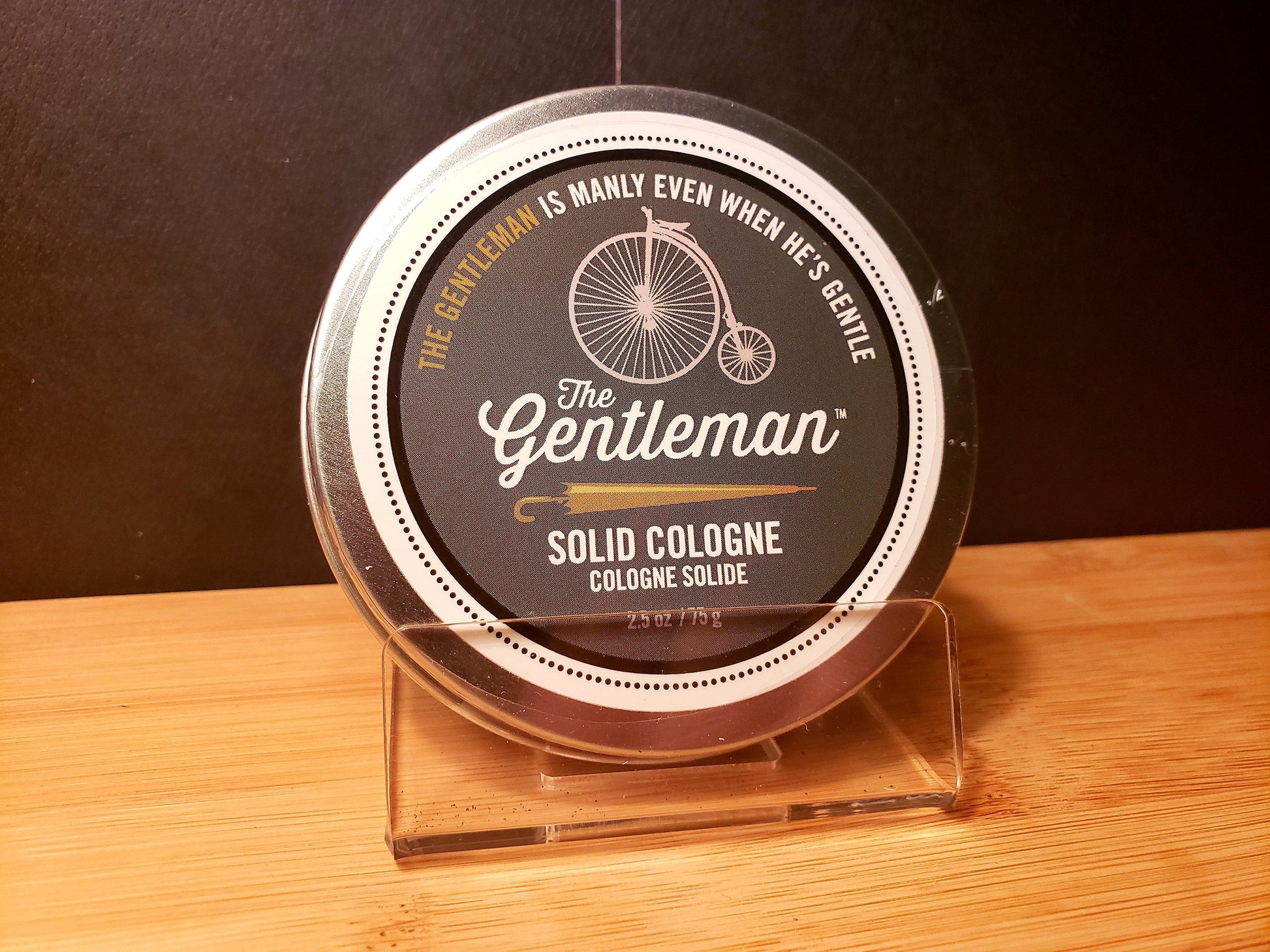 Gentleman Natural Solid Cologne - Citrus & Mahogany - The Wandering Merchant
