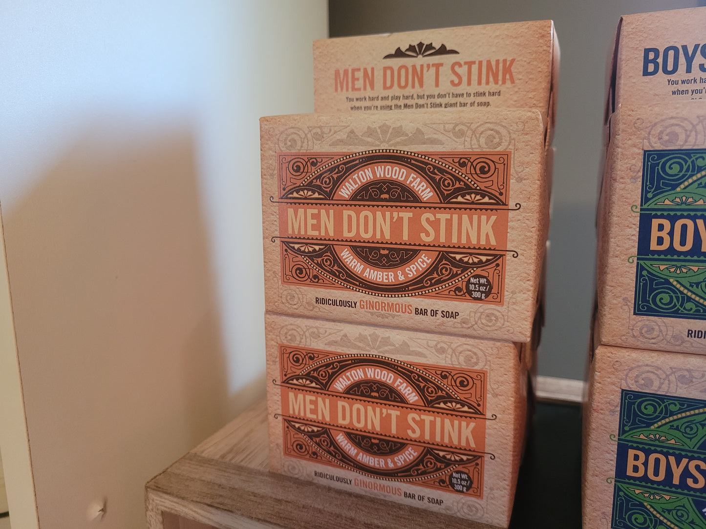Men Don't Stink XXL 10oz Exfoliating Soap Bar