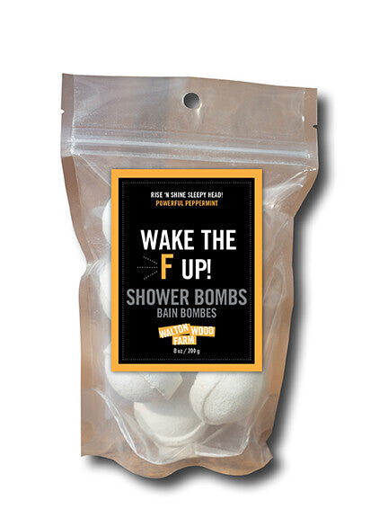 Wake The F Up Shower Bombs - Powerful Peppermint Scent