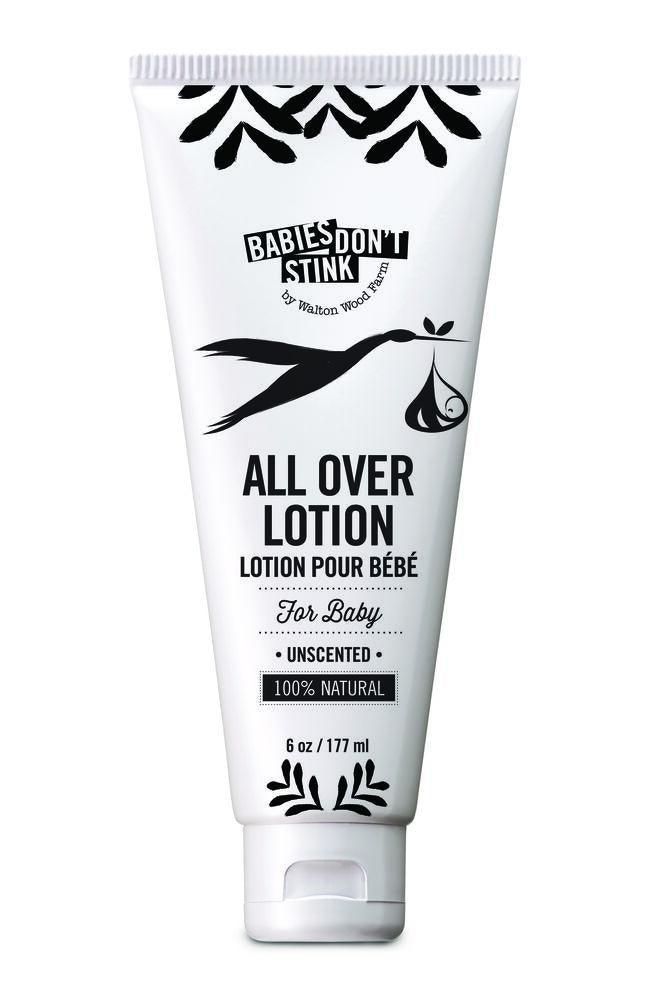 Babies Don't Stink - All Over Lotion - Unscented - The Wandering Merchant
