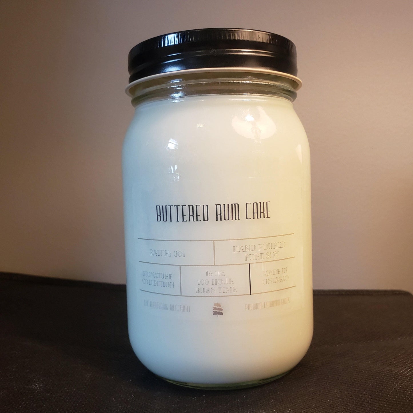 Artisan Soy Candle - Buttered Rum Cake | Winter Collection - The Wandering Merchant