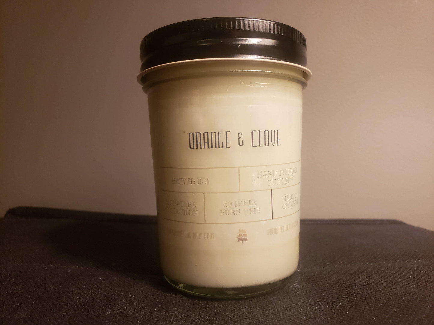 Artisan Soy Candle - Orange & Clove | Signature Collection - The Wandering Merchant