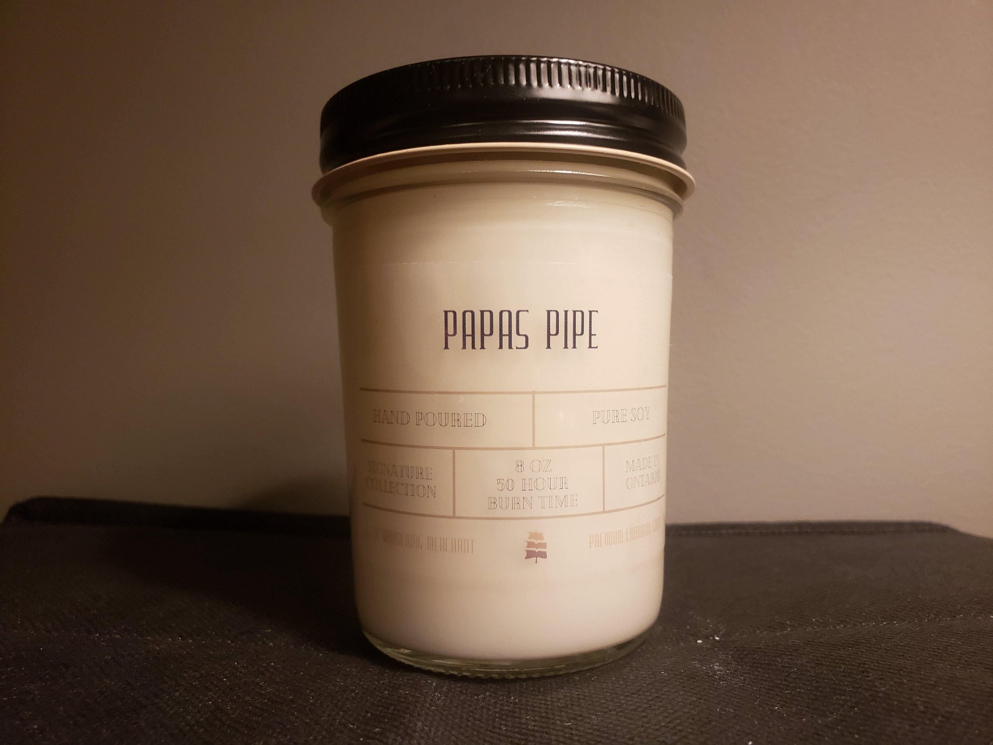 Artisan Soy Candle - Papas Pipe | Signature Collection - The Wandering Merchant
