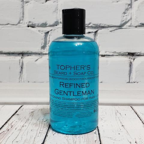 Refined Gentleman - 2 In 1 Hair + Beard Shampoo - The Wandering Merchant