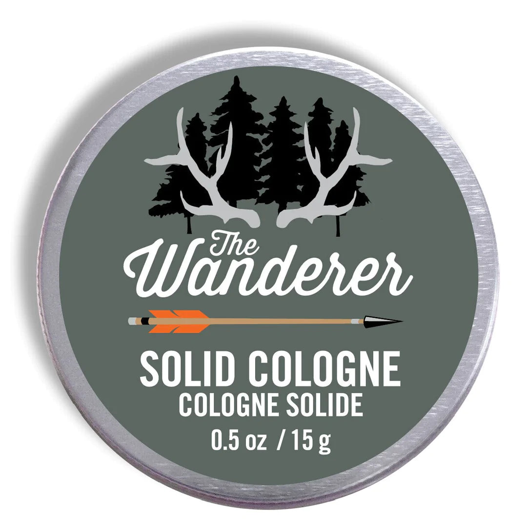 Mini Natural Solid Cologne - The Wanderer - Cracked Pepper & Mandarin