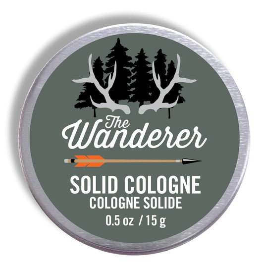 Mini Natural Solid Cologne - The Wanderer - Cracked Pepper & Mandarin