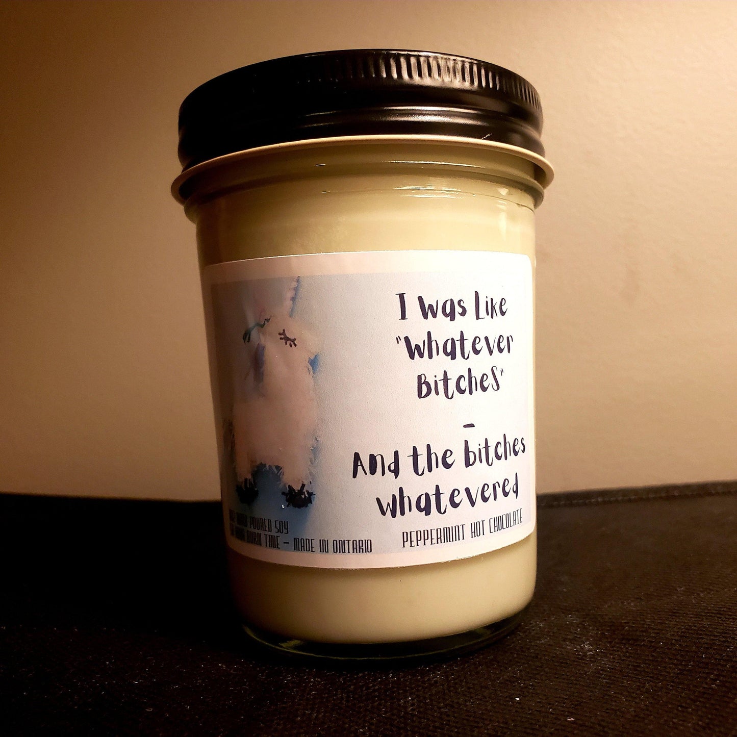 Artisan Soy Candle - Peppermint Hot Chocolate | Winter Collection - The Wandering Merchant